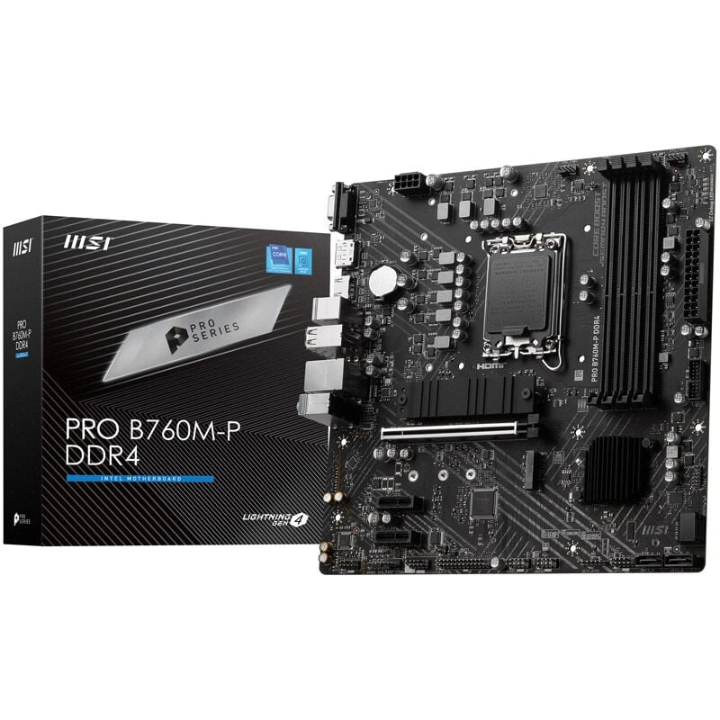 MSI PRO B760M-P DDR4 motherboard Intel