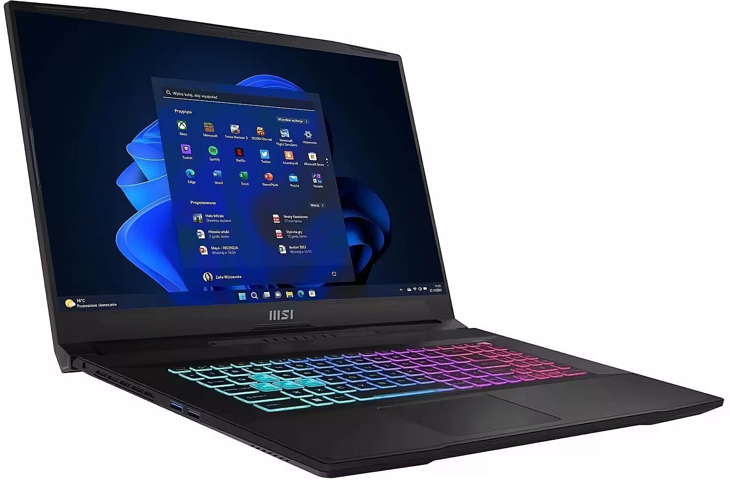 MSI Katana 17 B13UCRK-1619PL - i5-13420H