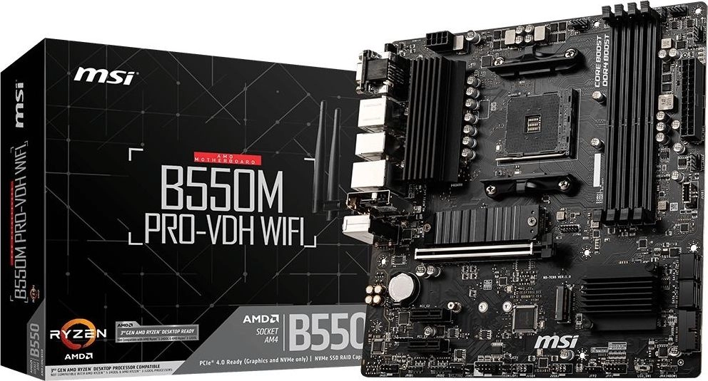 MSI B550M PRO-VDH WIFI motherboard B550M