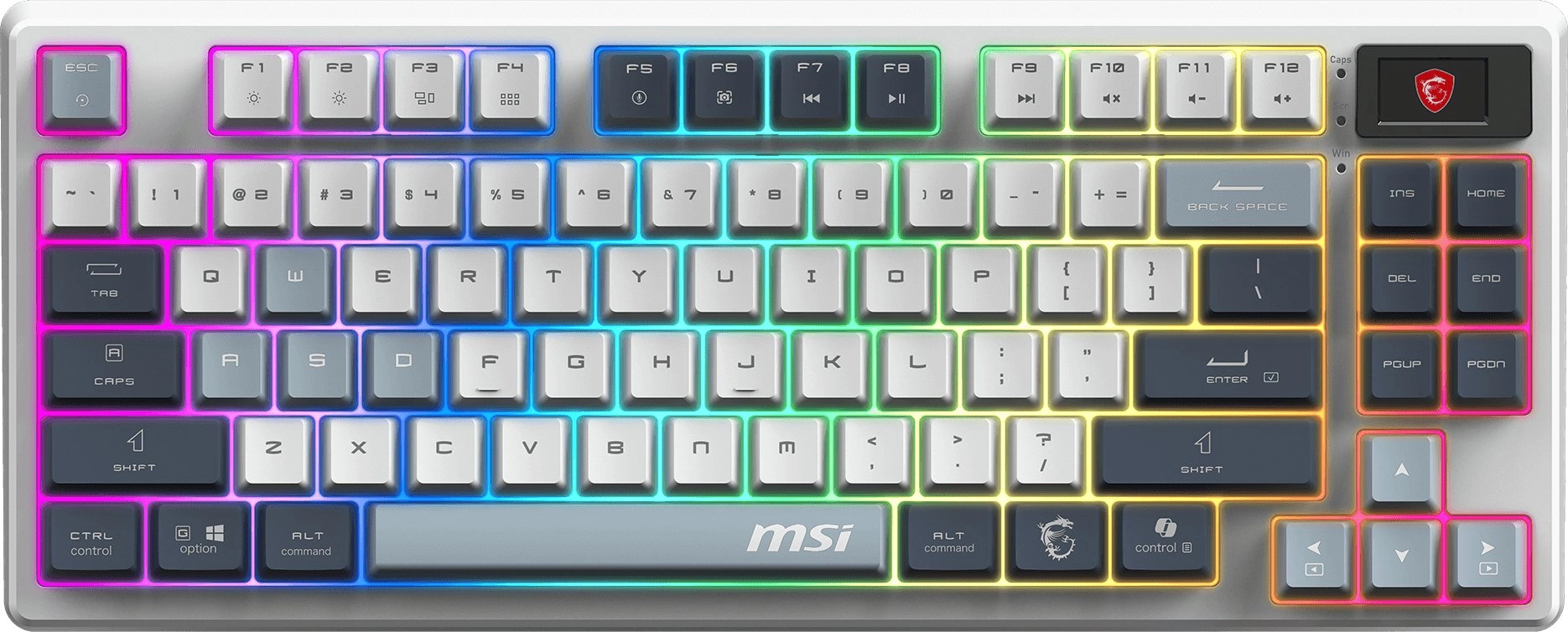 MSI FORGE GK600 TKL WIRELESS SKY