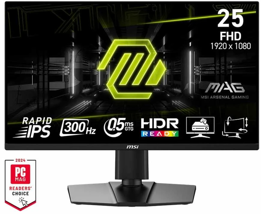 MAG 255PXF 24.5" IPS FHD 300Hz 0.5ms 16:9