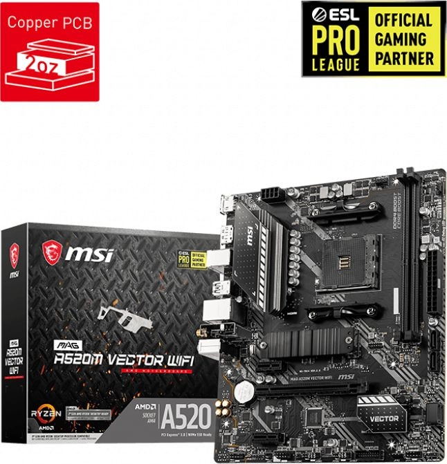 MSI MAG A520M VECTOR WIFI motherboard