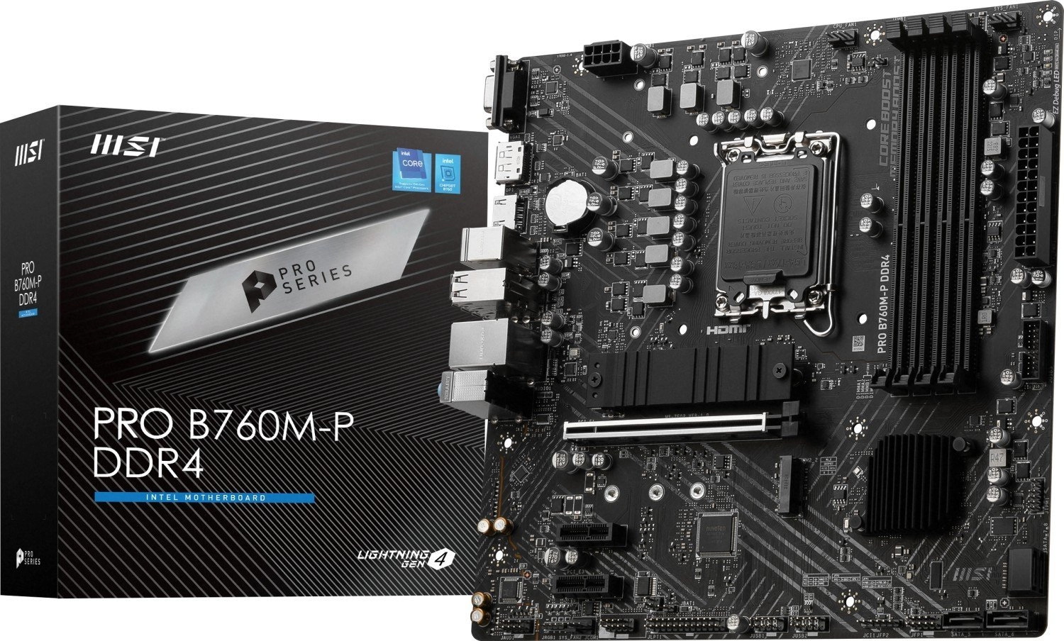 MSI PRO B760M-P DDR4 motherboard Intel