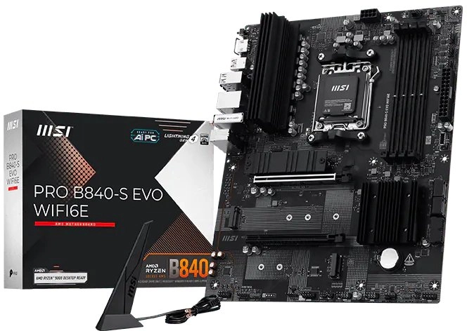 Pagrindinė plokštė PRO B840-S EVO WIFI6E