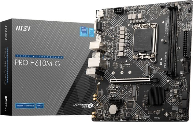 MSI PRO H610M-G motherboard Intel H610