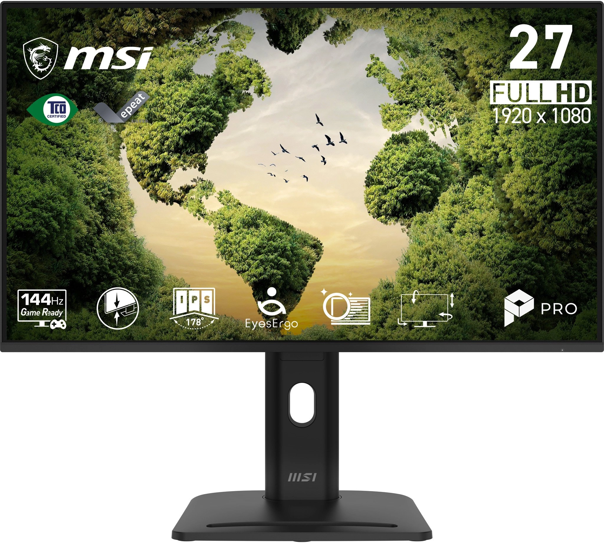 Monitor PRO MP275PGN E14 27 cali/LED/FHD/Zakrzywiony/144Hz/Czarny