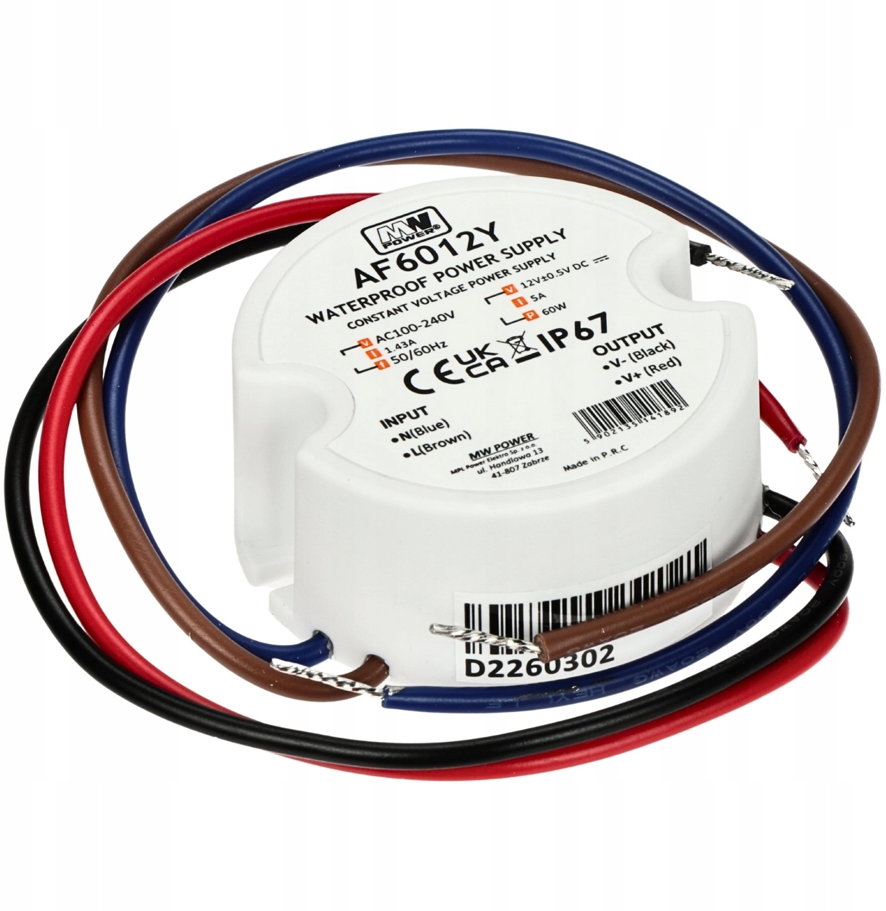 MWPower power supply SWITCHING POWER SUPPLY