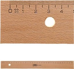 Möbius+Ruppert M+R ruler wood 30cm beech
