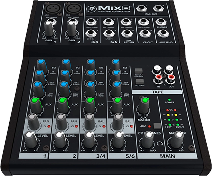 Mackie Mix8 8 channels 20 -