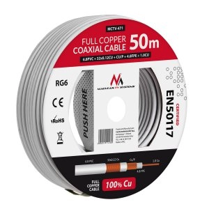 Maclean MCTV-471 coaxial cable RG-6/U 50