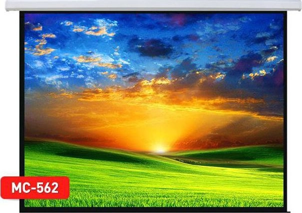 Electric motorized projector screen home cinema