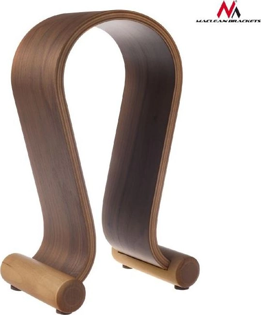 Maclean Walnut headphone stand (MC-815W) CEN-58626