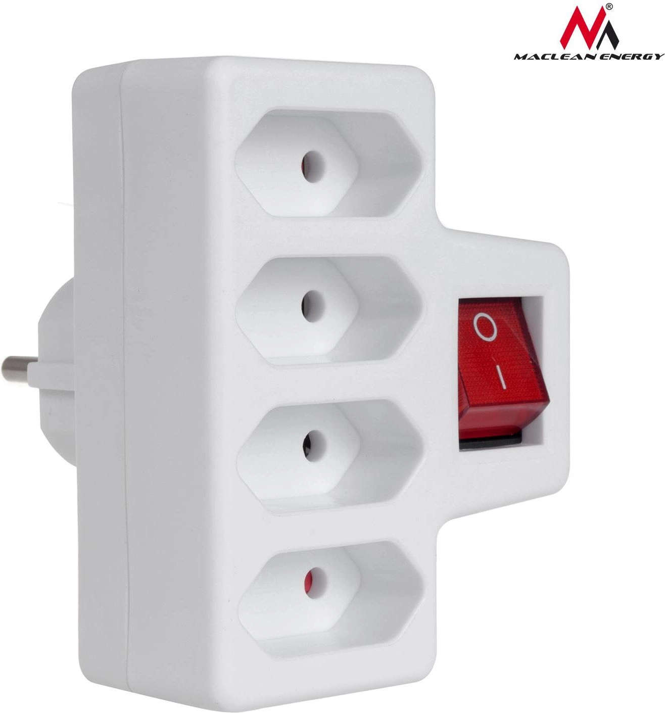Maclean Power socket x4 with switch