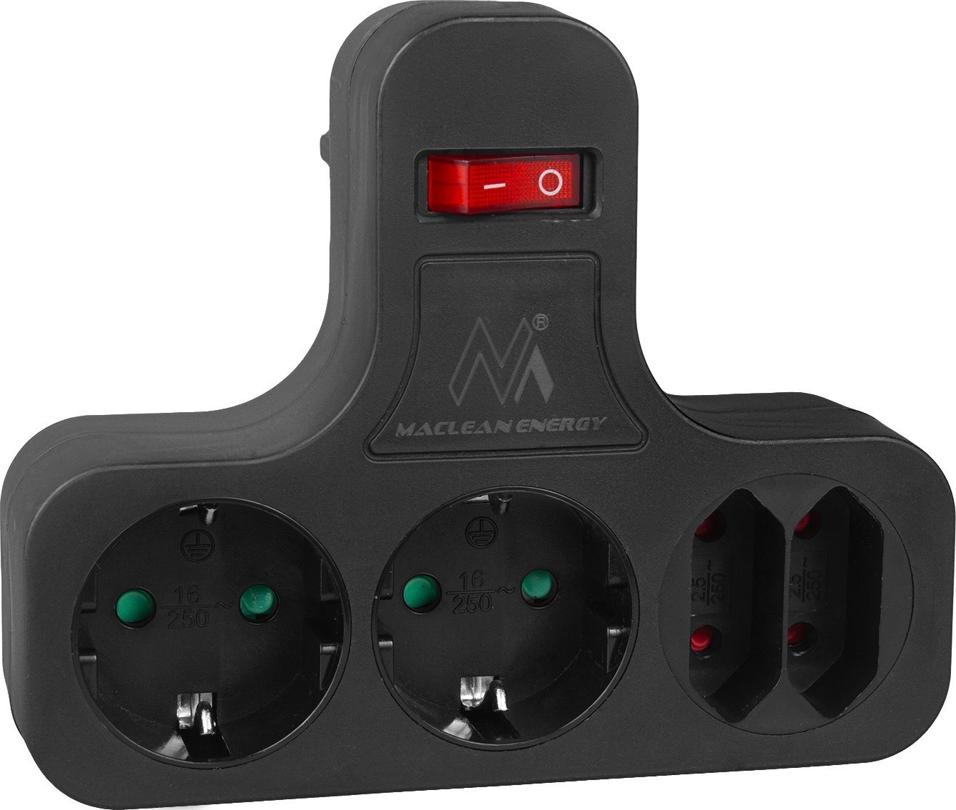 Maclean Maclean power socket quadruple with
