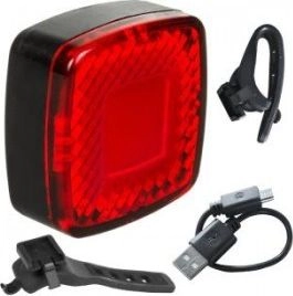 Maclean Lampka rowerowa tylna USB AUTO