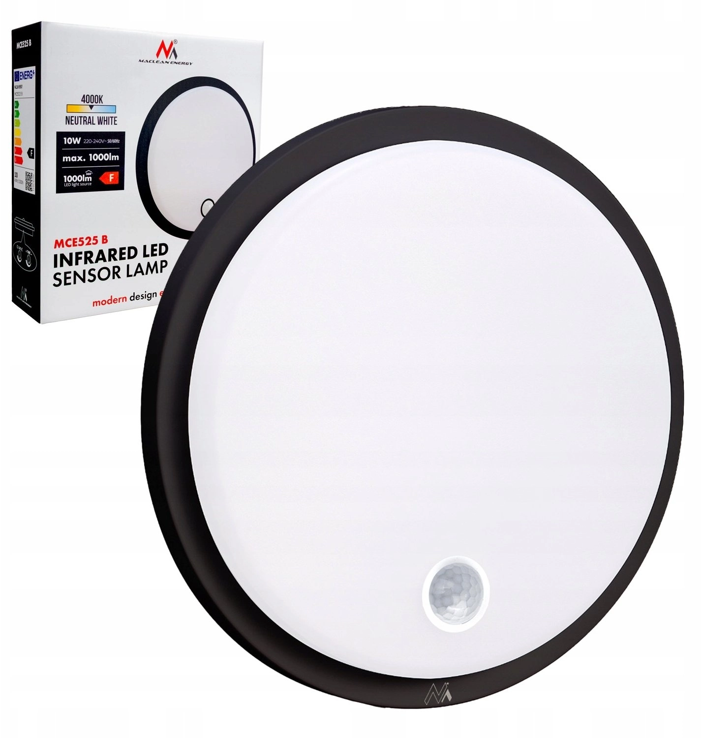 Lampa LED z czujnikiem ruchu Maclean