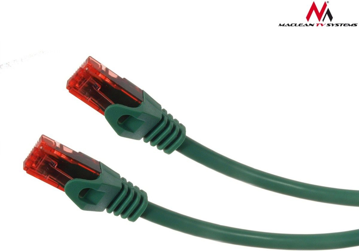 Maclean Patchcord  Cat6  0.5m  zielony