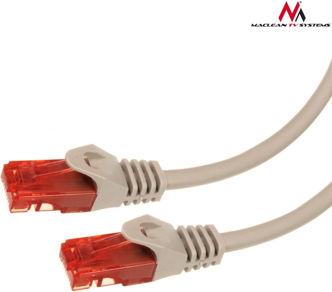 Maclean Patchcord Cat6 0.5m szary