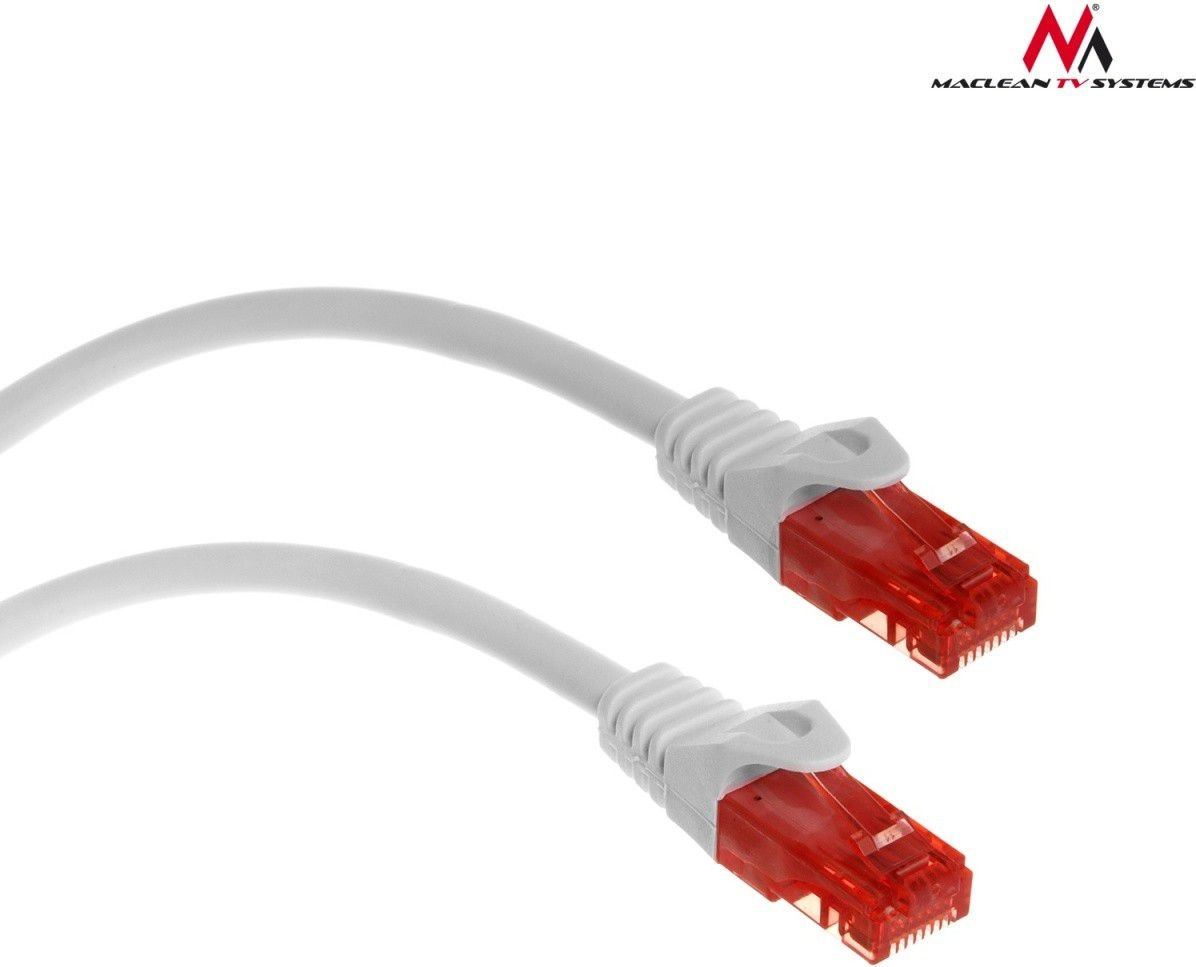 Maclean Patchcord Cat6 1m bialy (MCTV-301W)