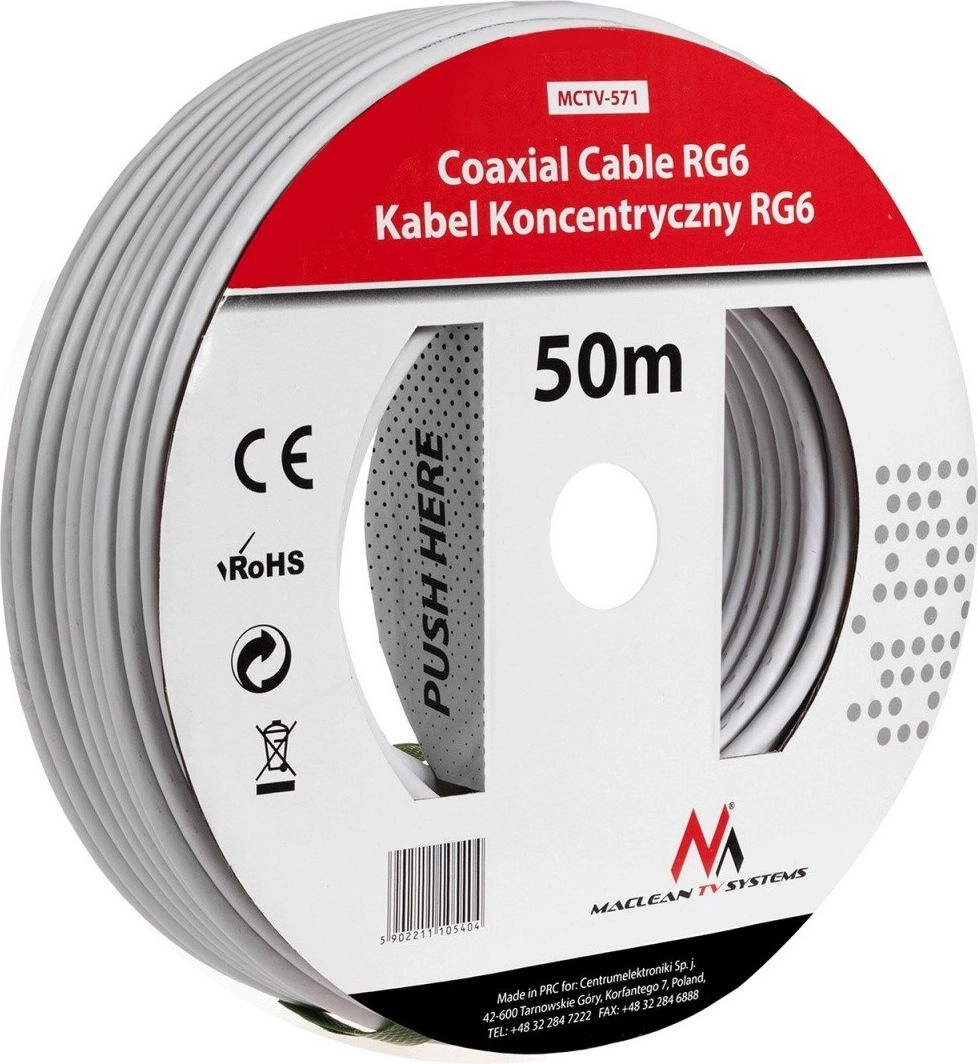 Coaxial Cable 1.0 CCS RG6