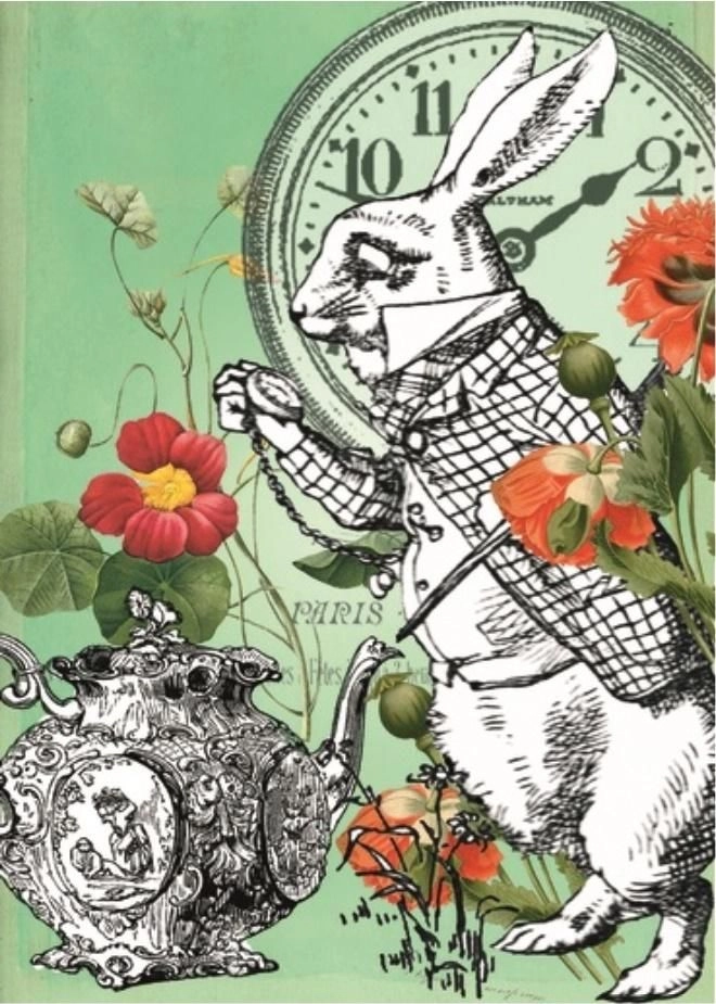 B6 card with an Alice in
