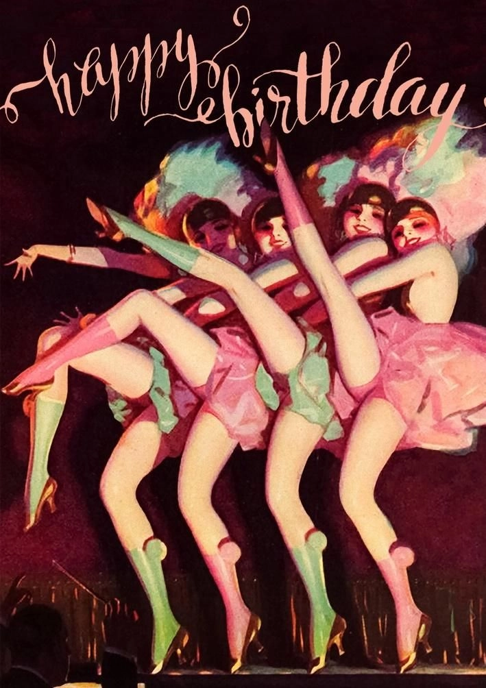 B6 pass with envelope Birthday Burlesque