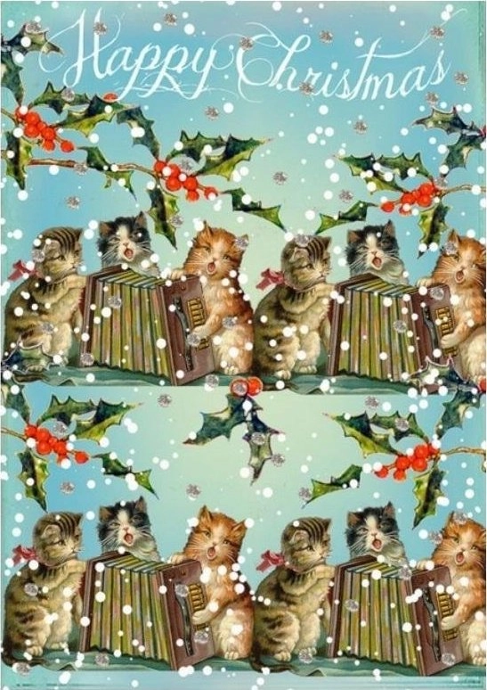 Madame Treacle B6 glitter card with