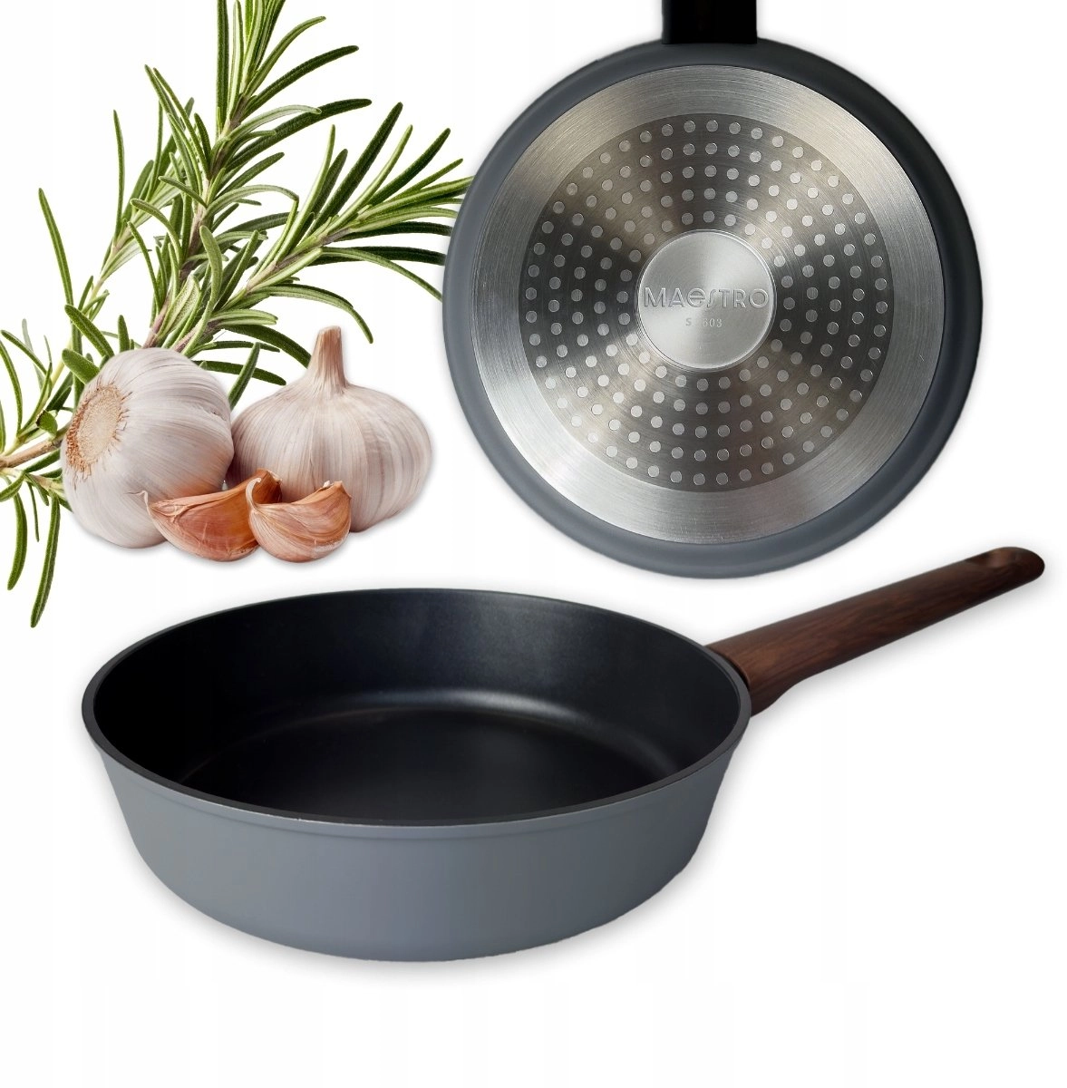 Gray frying pan 20cm MR-1211-20 MAESTRO