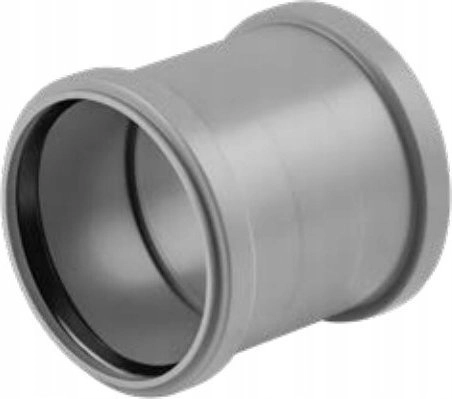 Double-socket connector for internal sewage PP