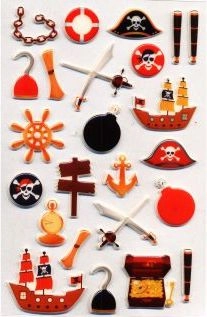 Maildor 3D Cooky Pirates Stickers 3065505605058