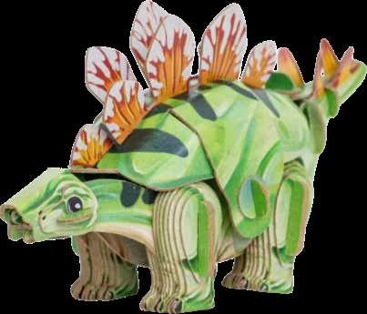 MAKEBUG 3D popierinė delionė Stegozauras  MB-D-0038