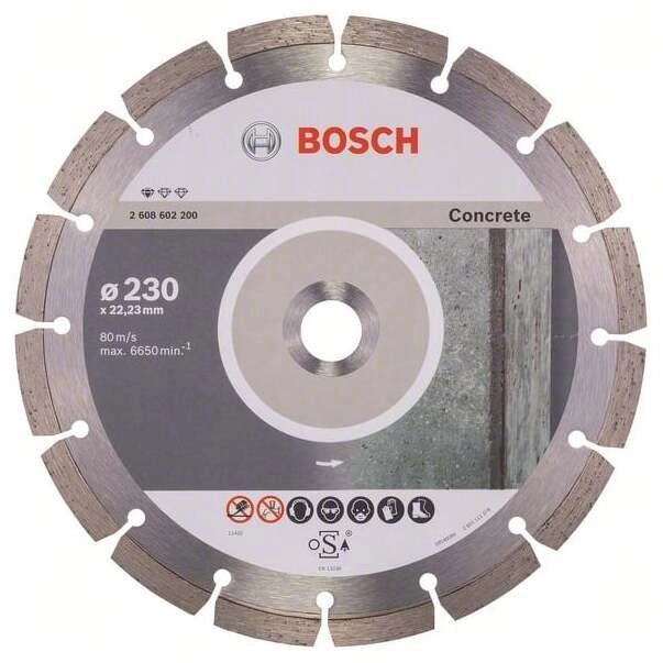 SEGMENTED SAW BLADE 230X2.4X22.23