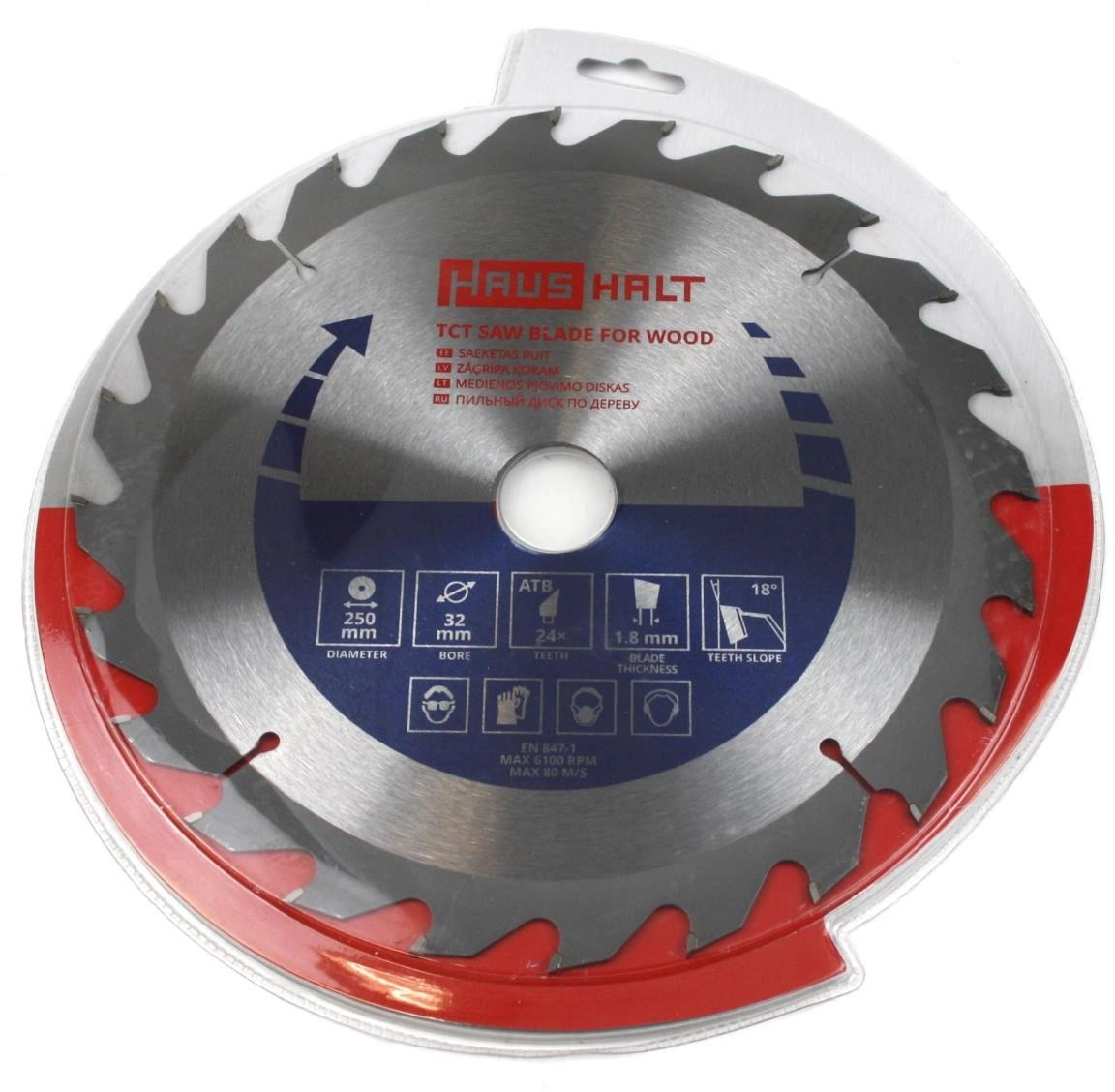 CIRCULAR SAW BLADE WOOD 250X32X24 14971801