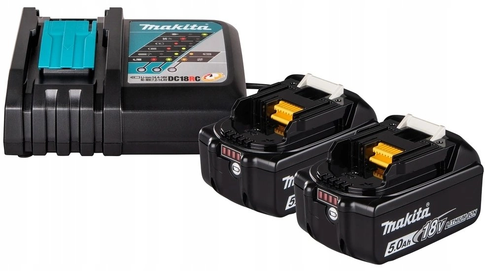 Makita CHARGER AND BATTERY SET 2X5AH