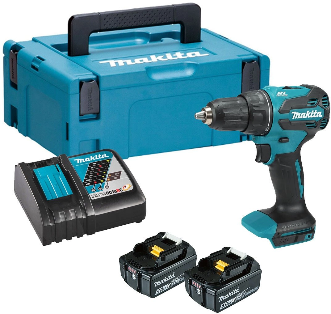 Makita DHP490RTJ impact drill/driver 2x5.0Ah