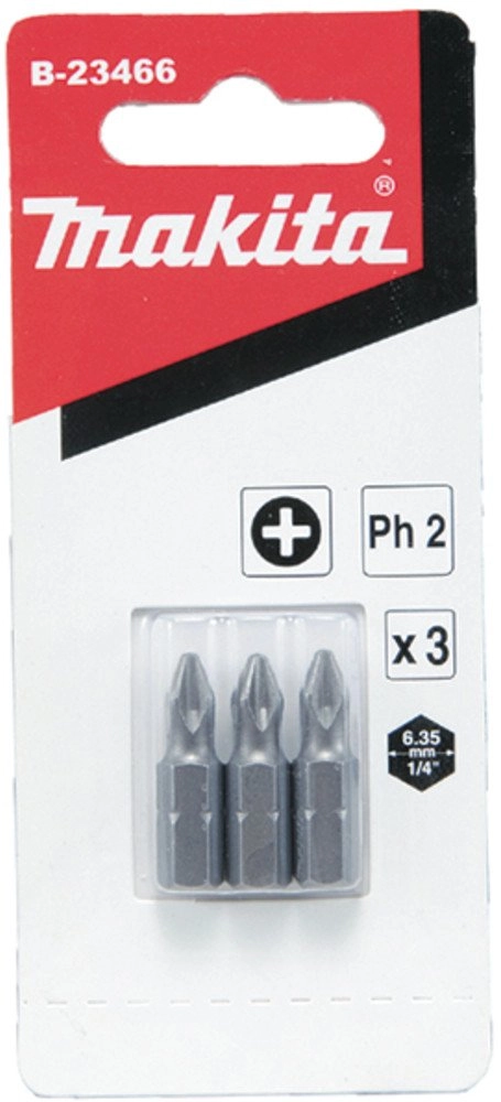 SCREW BIT PZ1 2 3X25MM 3