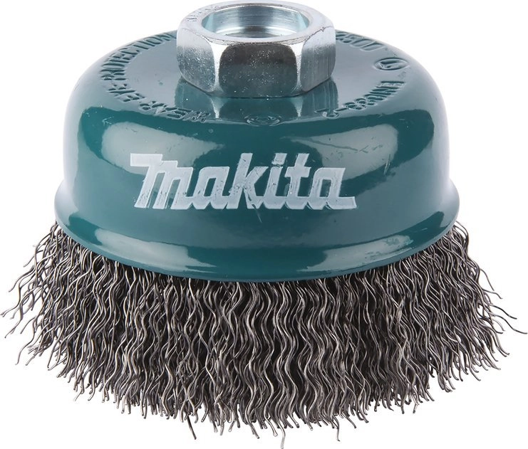 Wire brush with corrugated wire 75mm
