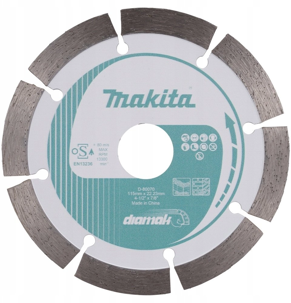 Makita D-80070 Diamond cutting disc Diameter