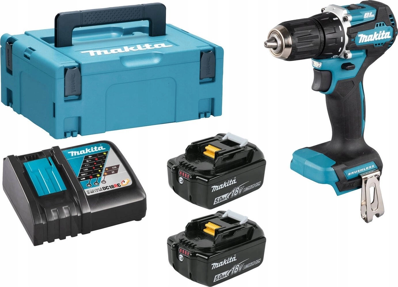 Makita DDF487RTJ Cordless Drill Driver DDF487RTJ