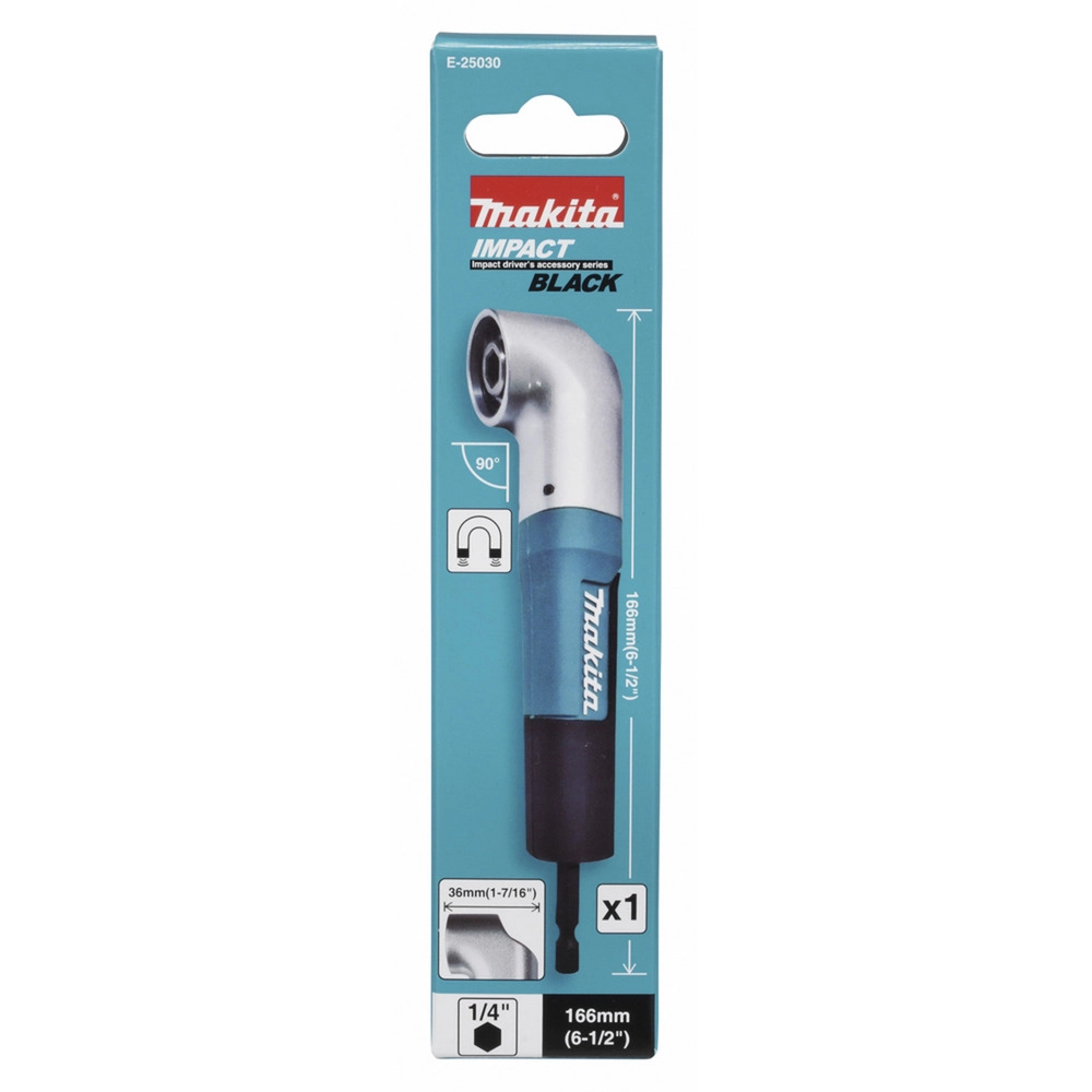 Makita E-25030 1/4 Impact Black Winkelschraubvorsatz