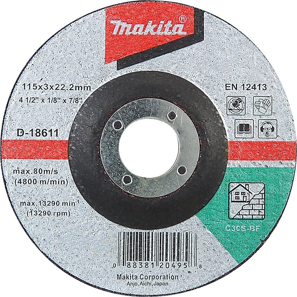 Makita CONCRETE GRINDING DISCS 115*3 MM