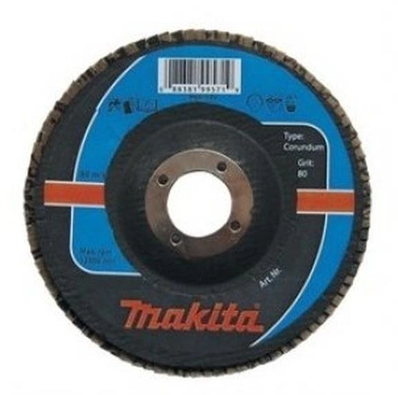 MAKITA CORUNDUM FLAP WHEEL 125x22.23mm