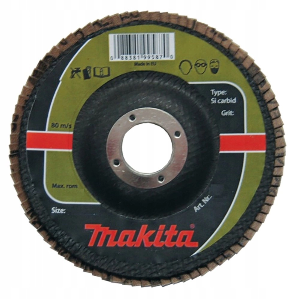 MAKITA FLAP WHEEL SI CARBID 125x22