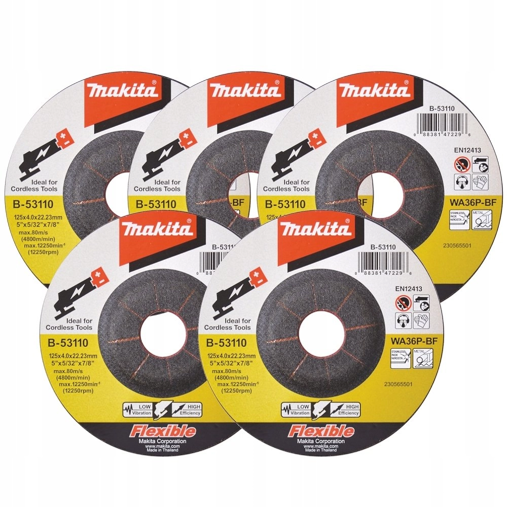 MAKITA FLAP WHEEL SI CARBID 125x22