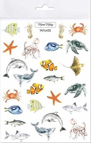 Mom Paints Washable Tattoos Animals of