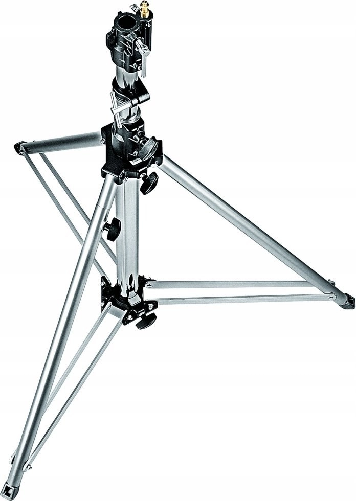 Manfrotto tripod FOLLOW SPOT tripod  chrome-plated