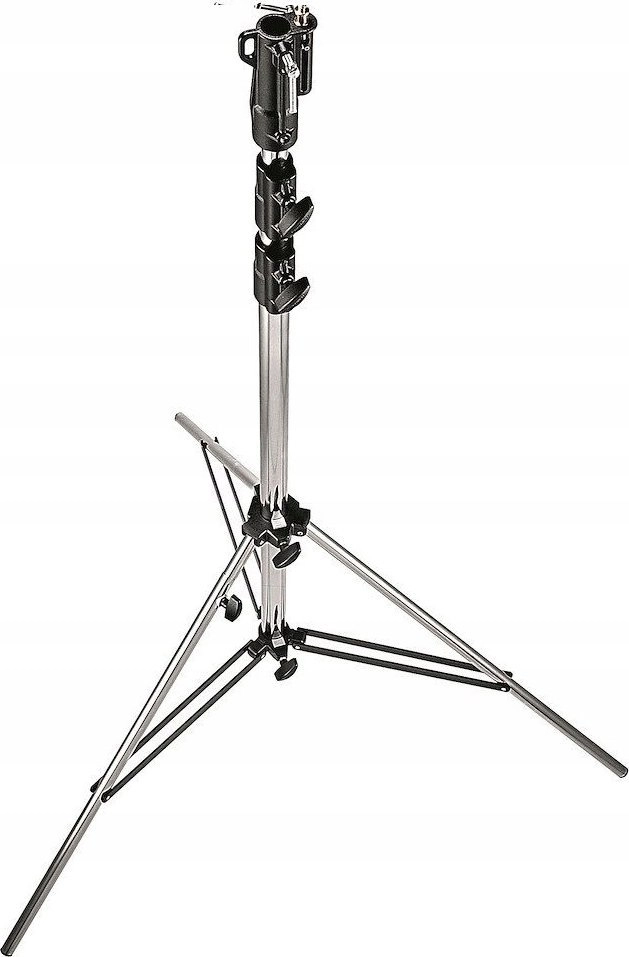 Manfrotto HEAVY DUTY tripod  steel  chrome