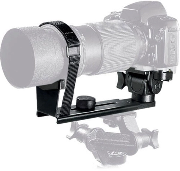 Manfrotto Camera mount with telephoto lens