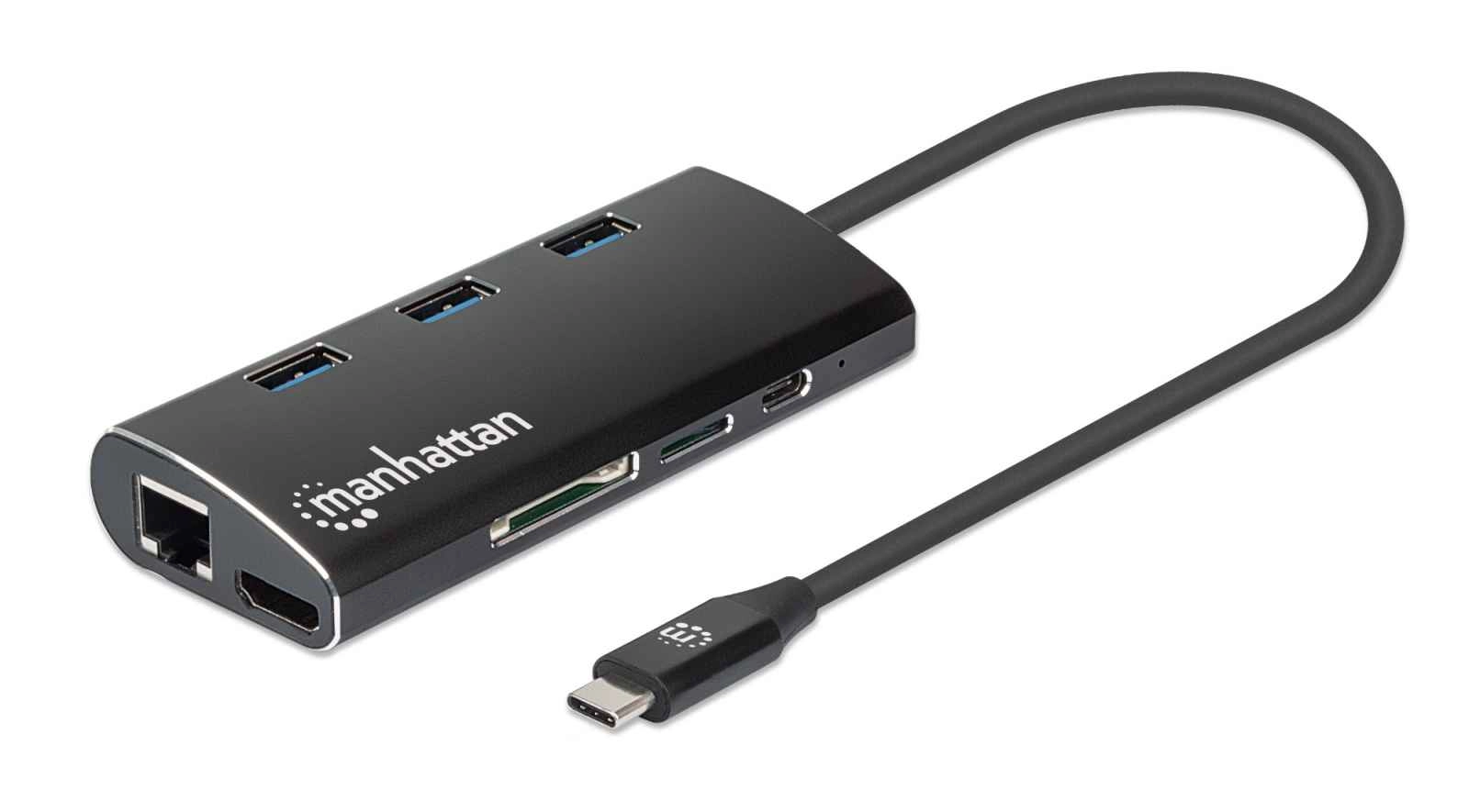 Manhattan USB-C Dock/Hub with Card Reader