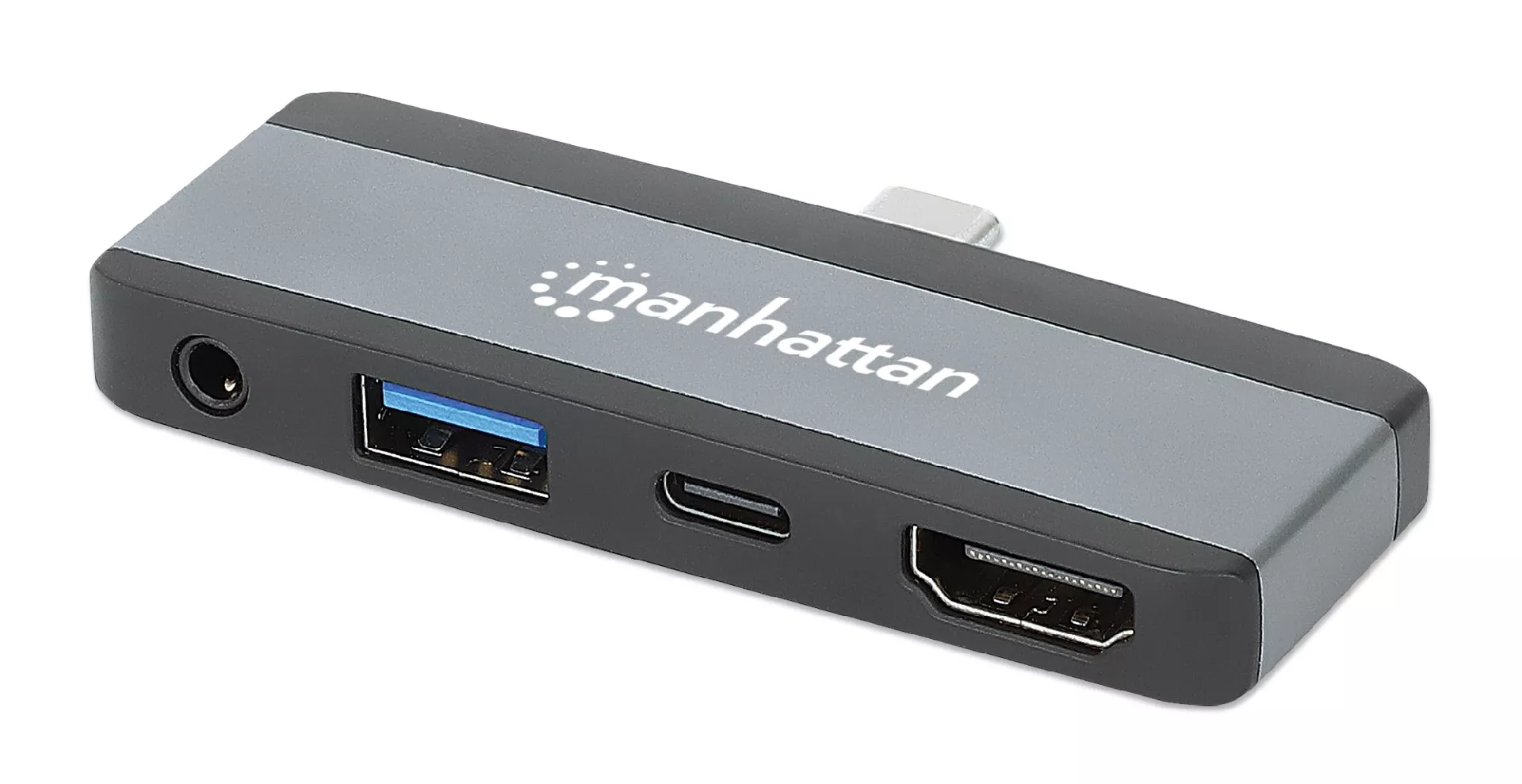 Manhattan USB-C Travel Dock/Hub Ports (x4):